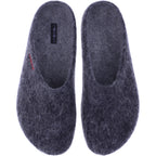 Magicfelt / Modell: PO-736 / Hausschuhe / Merinowolle / Gummisohle / Anthrazit - Unisex Clogs