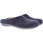 Magicfelt / Modell: PO-736 / Hausschuhe / Merinowolle / Gummisohle / Anthrazit - Unisex Clogs