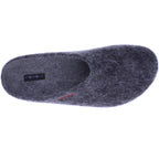 Magicfelt / Modell: PO-736 / Hausschuhe / Merinowolle / Gummisohle / Anthrazit - Unisex Clogs