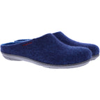 Magicfelt / Modell: PO-736 / Hausschuhe / Merinowolle / Gummisohle / Dark Petrol - Unisex Clogs