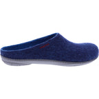 Magicfelt / Modell: PO-736 / Hausschuhe / Merinowolle / Gummisohle / Dark Petrol - Unisex Clogs