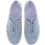 Semler | Steffi | Mint-Grün | Samt-Nubukleder | Weite: H | S4066 | Damen Komfort-Schnürer