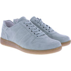 Semler | Steffi | Mint-Grün | Samt-Nubukleder | Weite: H | S4066 | Damen Komfort-Schnürer