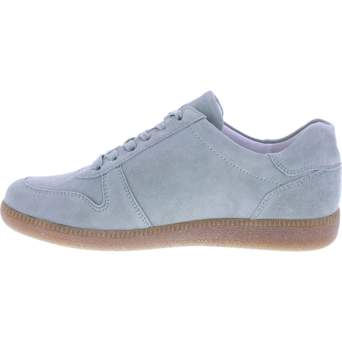 Semler | Steffi | Mint-Grün | Samt-Nubukleder | Weite: H | S4066 | Damen Komfort-Schnürer