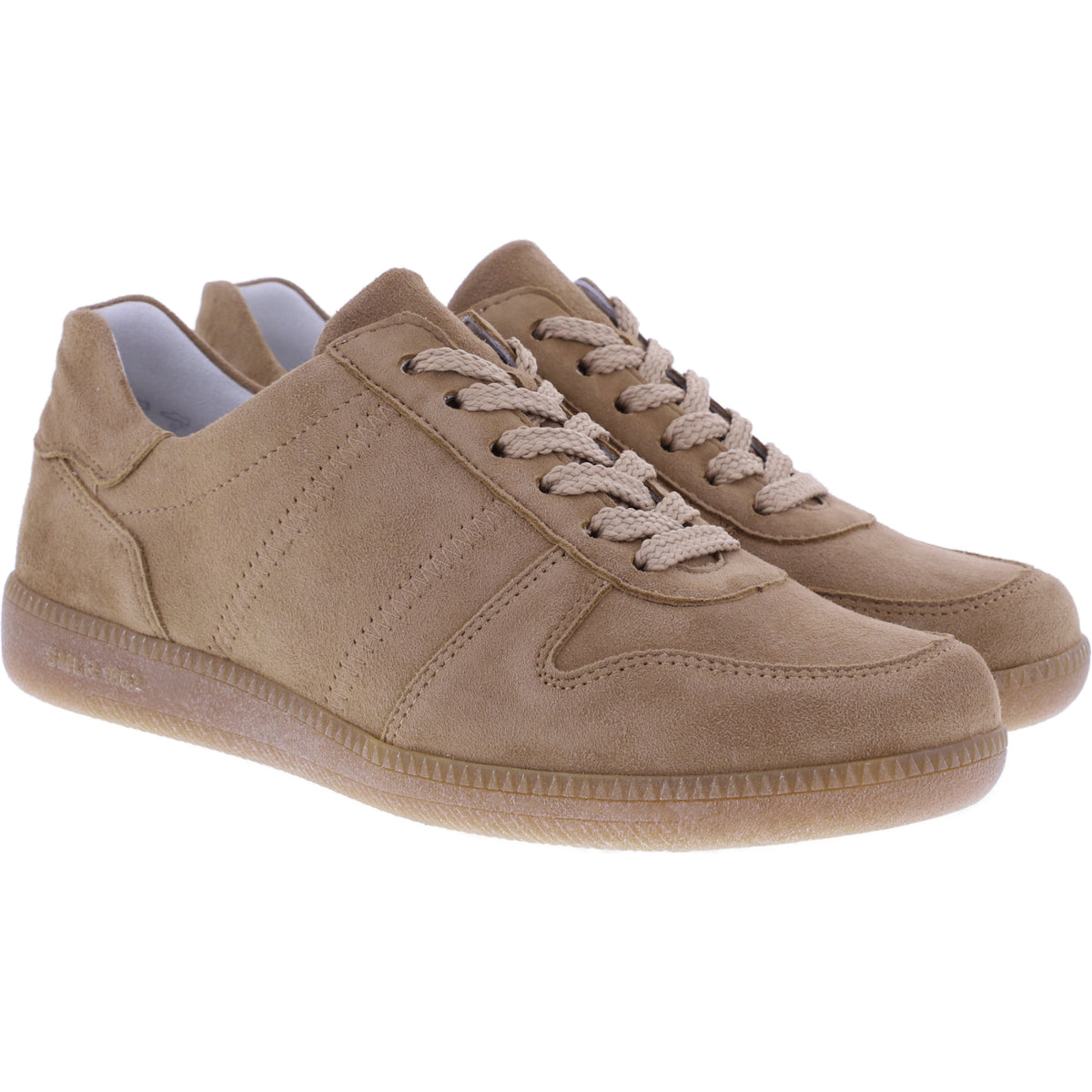 Semler | Steffi | Nuss-Braun | Samt-Nubukleder | Weite: H | S4066 | Damen Komfort-Schnürer