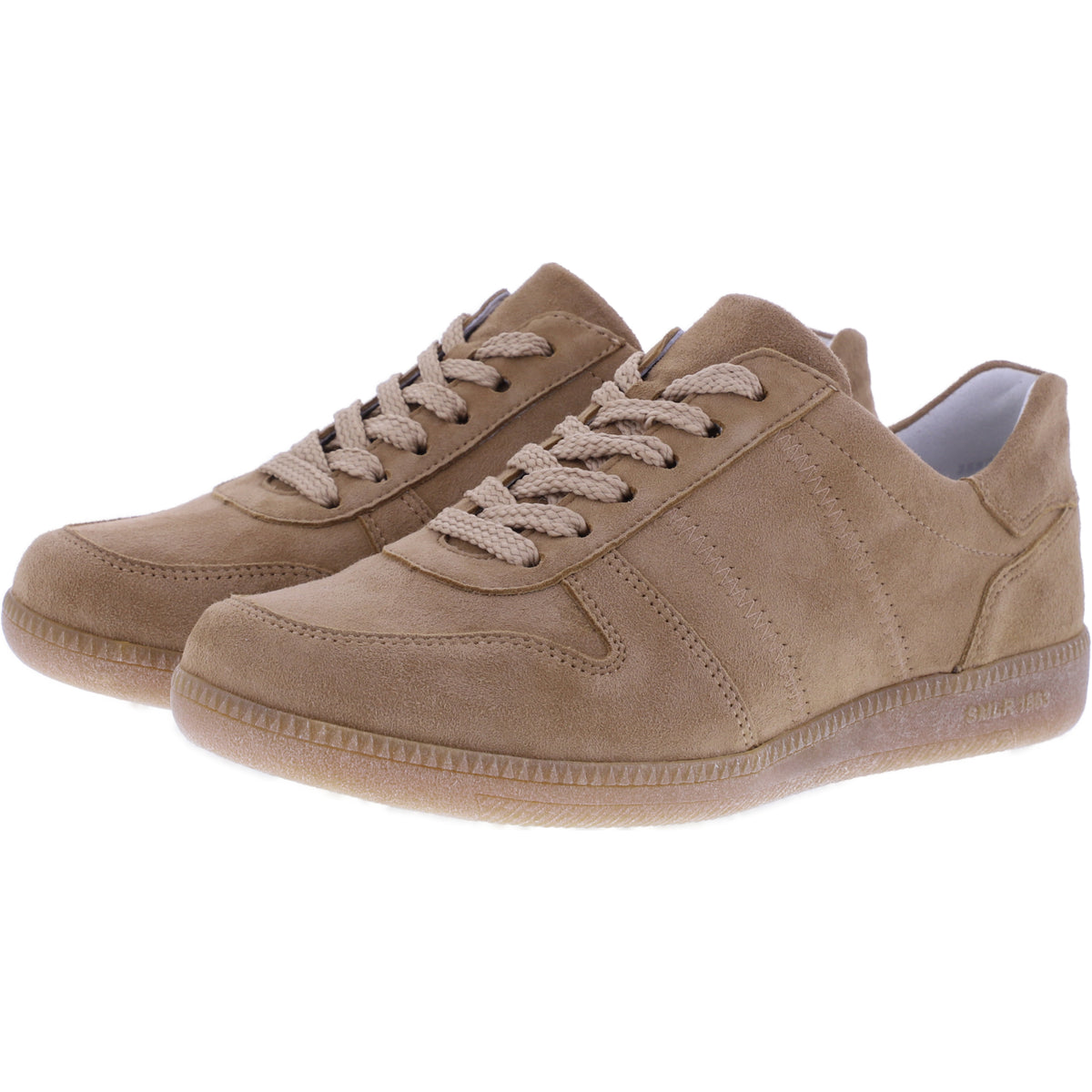 Semler | Steffi | Nuss-Braun | Samt-Nubukleder | Weite: H | S4066 | Damen Komfort-Schnürer