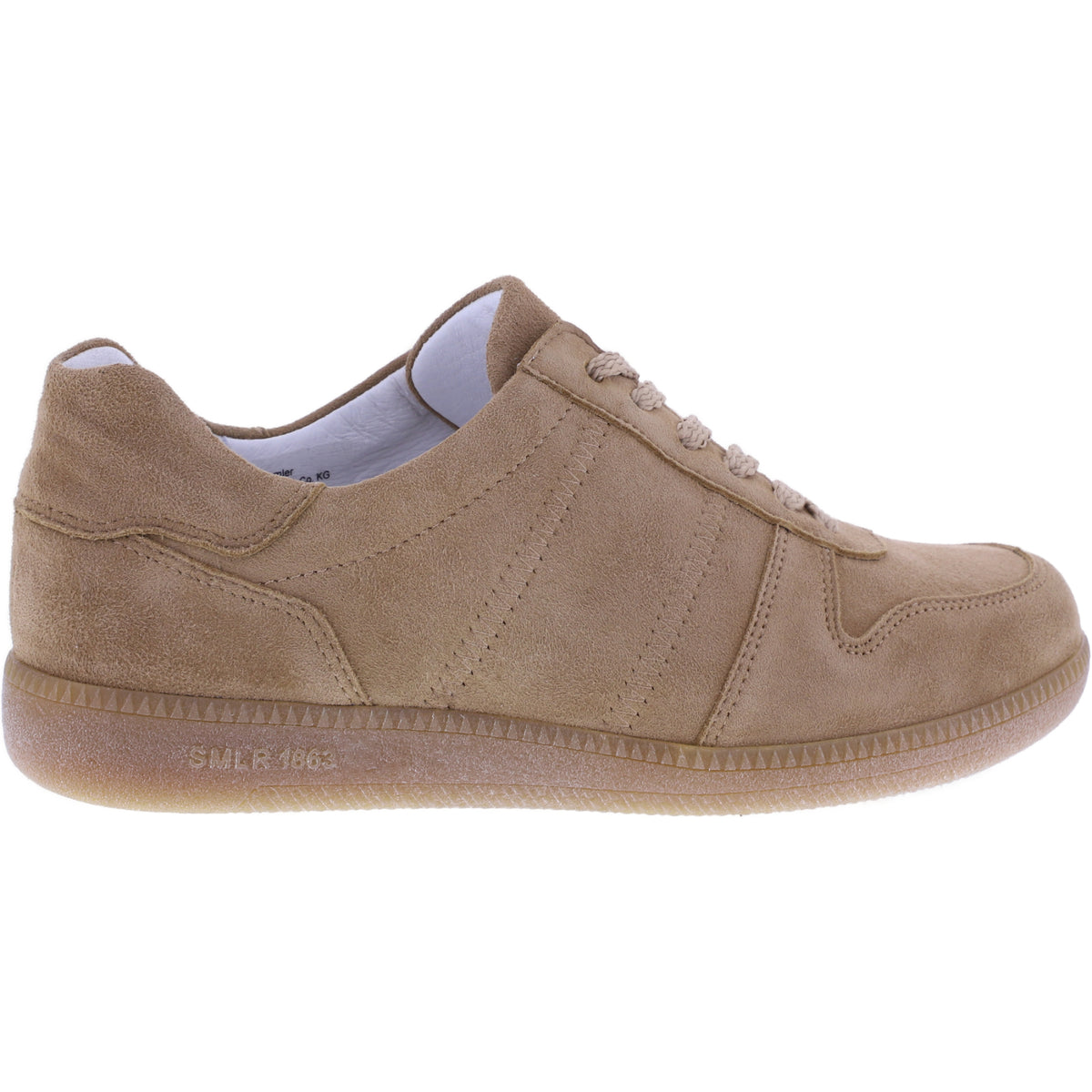 Semler | Steffi | Nuss-Braun | Samt-Nubukleder | Weite: H | S4066 | Damen Komfort-Schnürer