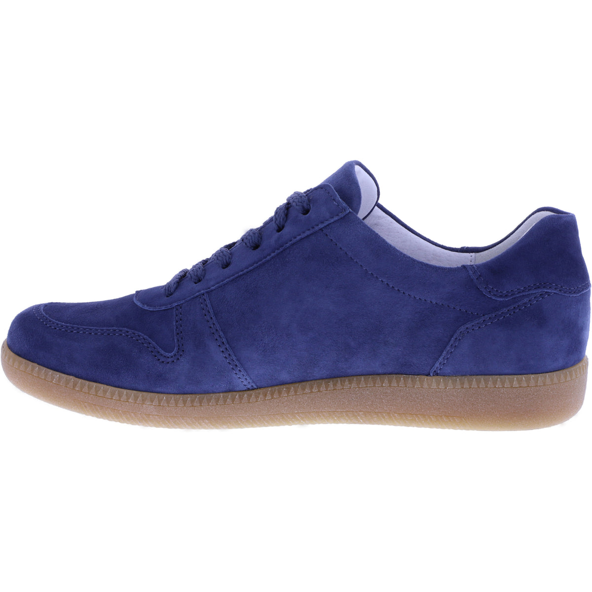 Semler | Steffi | Denim-Dunkelblau | Samt-Nubukleder | Weite: H | S4066 | Damen Komfort-Schnürer