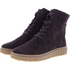 Semler | Sina | Espresso-Braun | Samt-Nubukleder | Weite: H | S50165 | Damen Komfort-Stiefelette