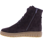 Semler | Sina | Espresso-Braun | Samt-Nubukleder | Weite: H | S50165 | Damen Komfort-Stiefelette
