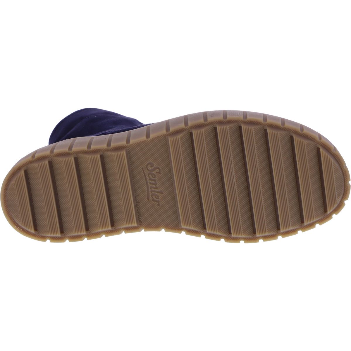 Semler | Sina | Midnightblue-Dunkelblau | Samt-Nubukleder | Weite: H | S50165 | Damen Komfort-Bootie