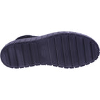 Semler | Sina | Schwarz-Samt | Samt-Nubukleder | Weite: H | S50563 | Damen Komfort-Booties