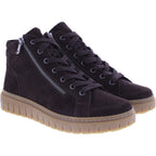 Semler | Sina | Espresso-Braun | Samt-Nubukleder | Weite: H | S50563 | Damen Komfort-Booties