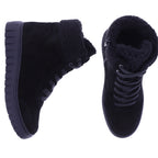 Semler | Sina | Schwarz | Samt-Nubukleder | Weite: H | S50765 | Damen Komfort-Stiefelette