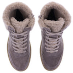Semler | Sina | Caramel-Braun | Samt-Nubukleder | Weite: H | S50765 | Damen Komfort-Stiefelette