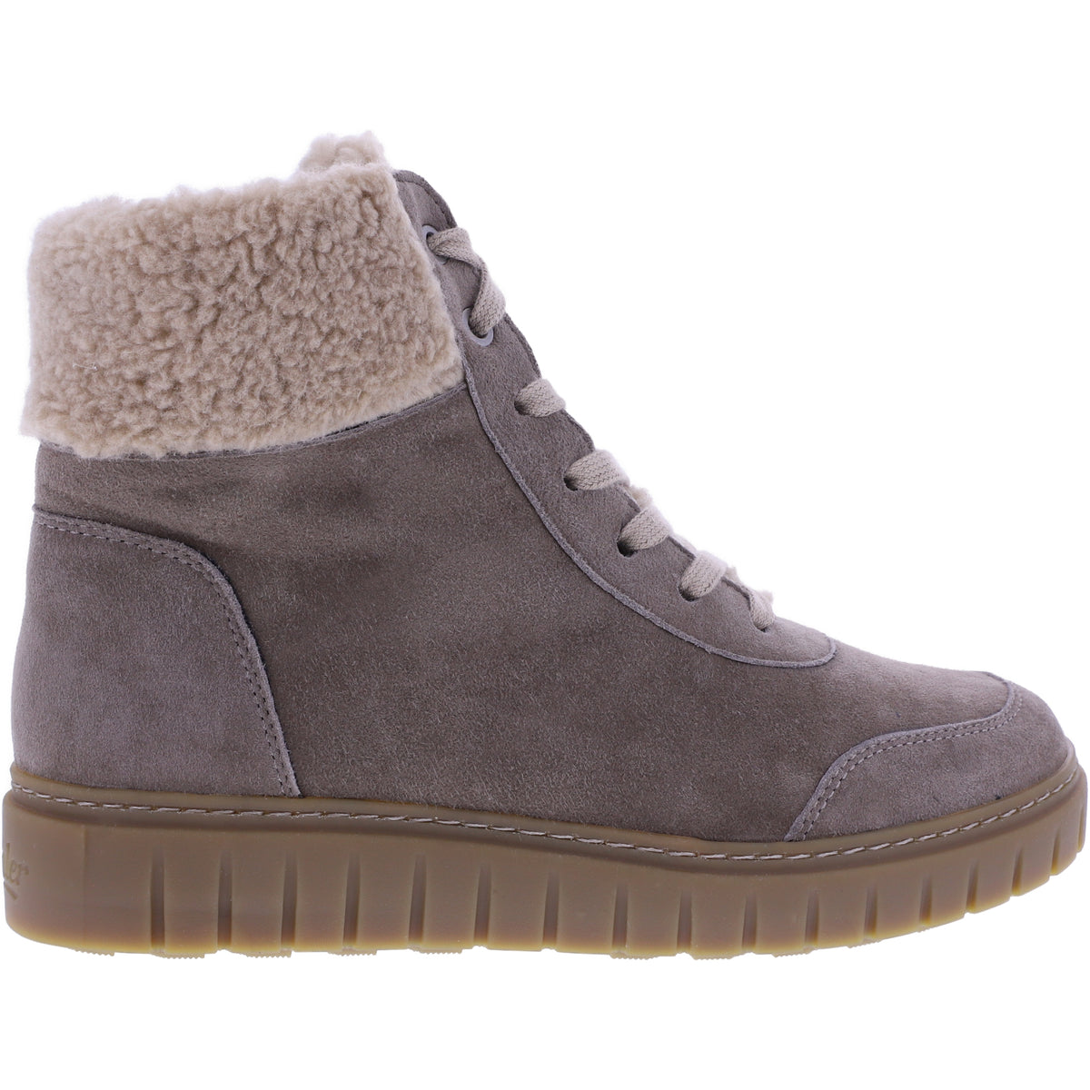 Semler | Sina | Caramel-Braun | Samt-Nubukleder | Weite: H | S50765 | Damen Komfort-Stiefelette