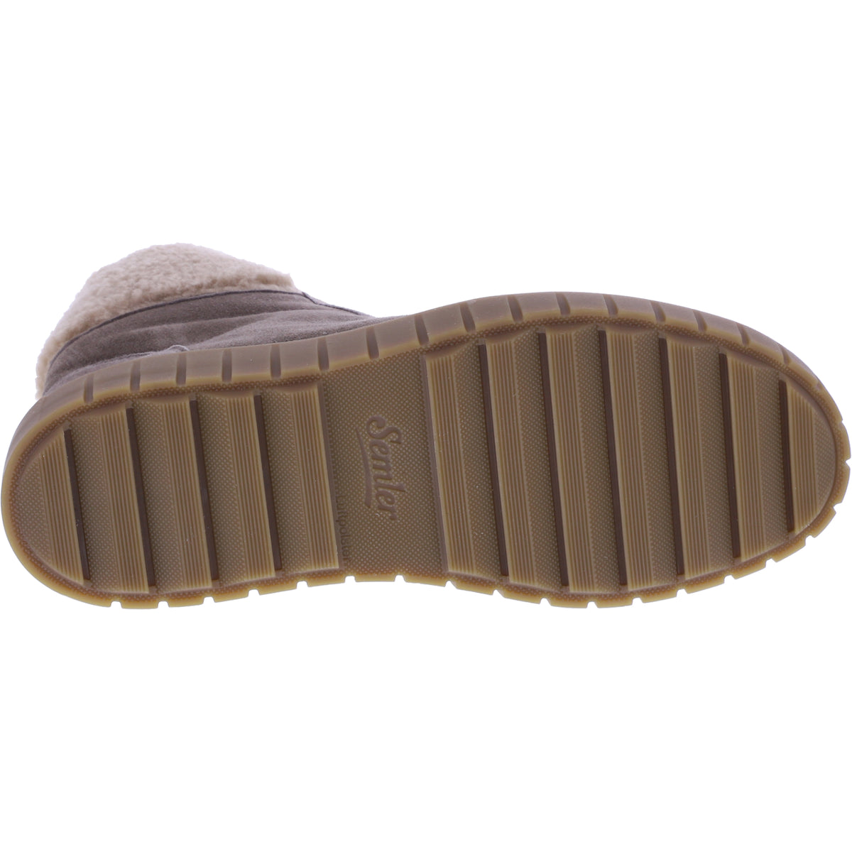 Semler | Sina | Caramel-Braun | Samt-Nubukleder | Weite: H | S50765 | Damen Komfort-Stiefelette