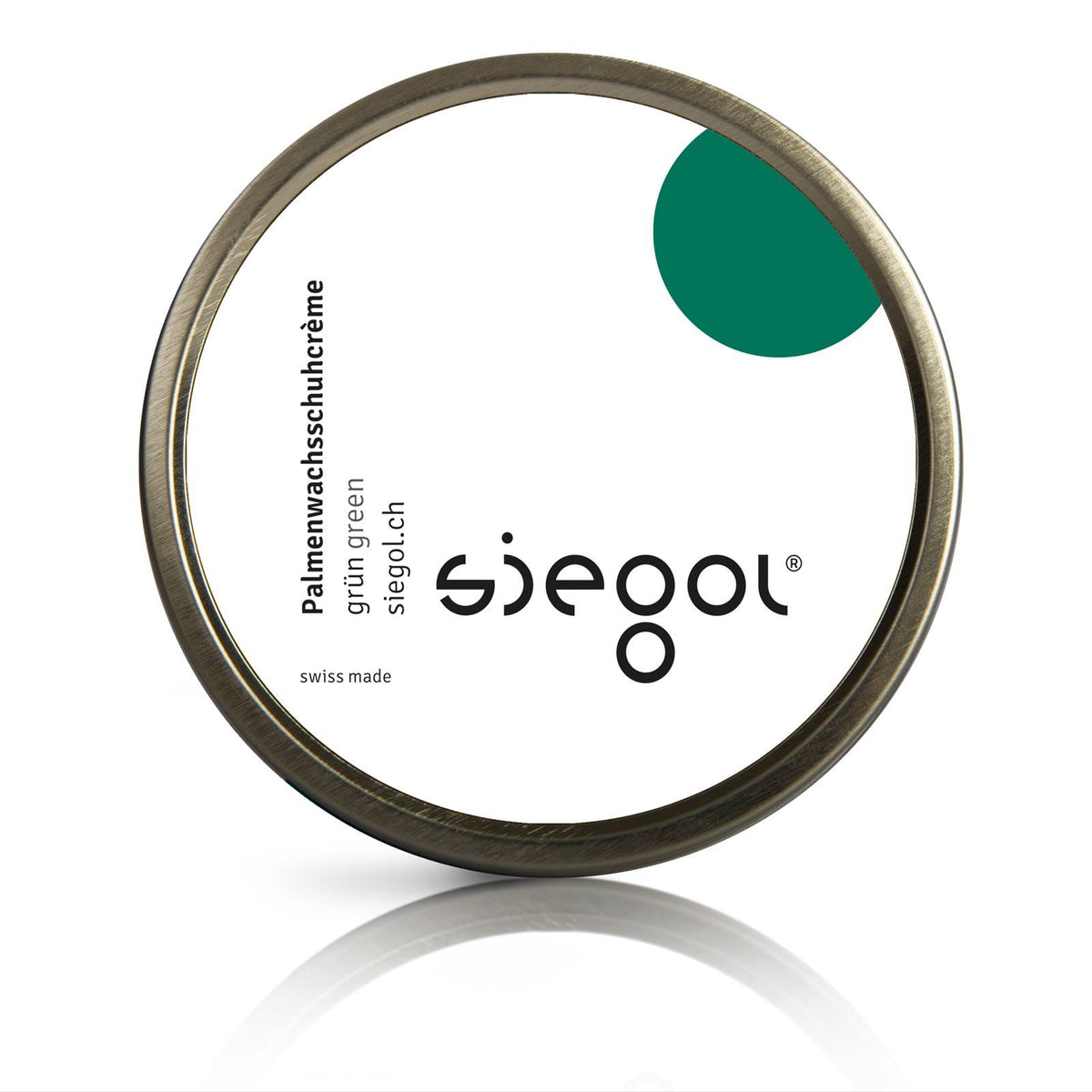 Siegol - Schuhpflege aus Schweizer Manufaktur / Siegol Palmenwachsschuhcrème / 100ml Dose