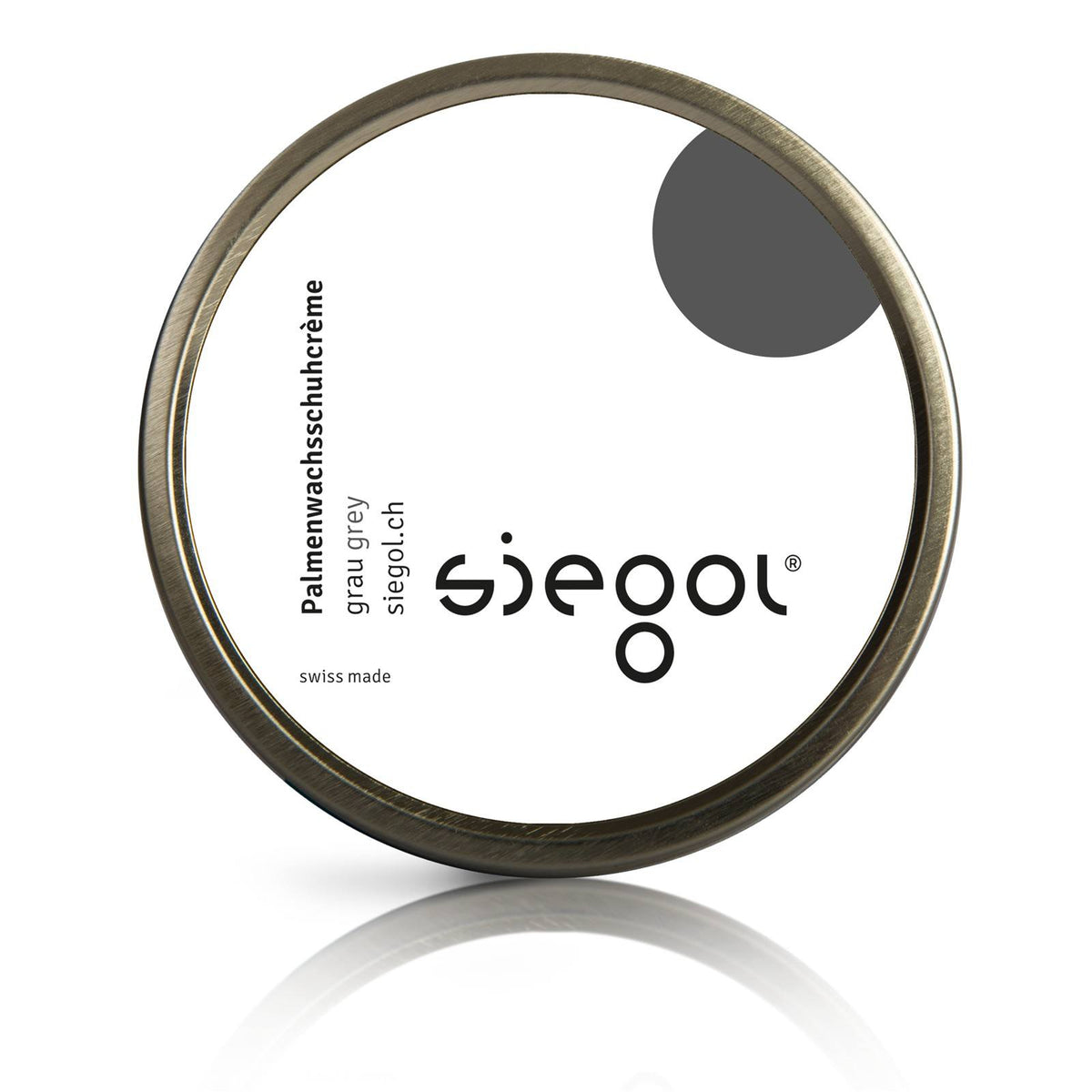 Siegol - Schuhpflege aus Schweizer Manufaktur / Siegol Palmenwachsschuhcrème / 100ml Dose