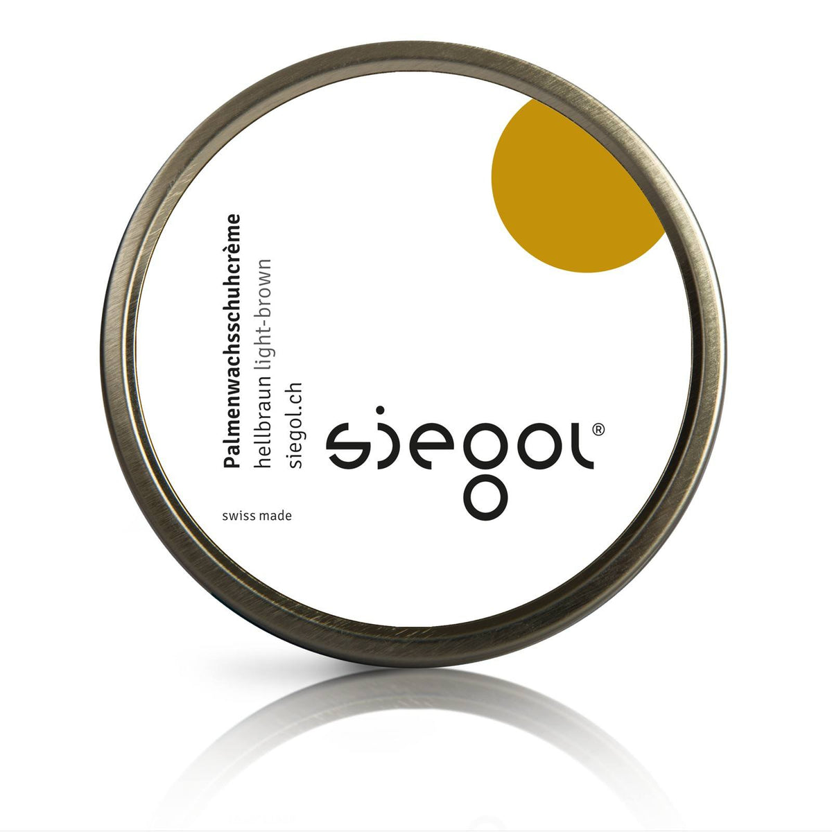 Siegol - Schuhpflege aus Schweizer Manufaktur / Siegol Palmenwachsschuhcrème / 100ml Dose