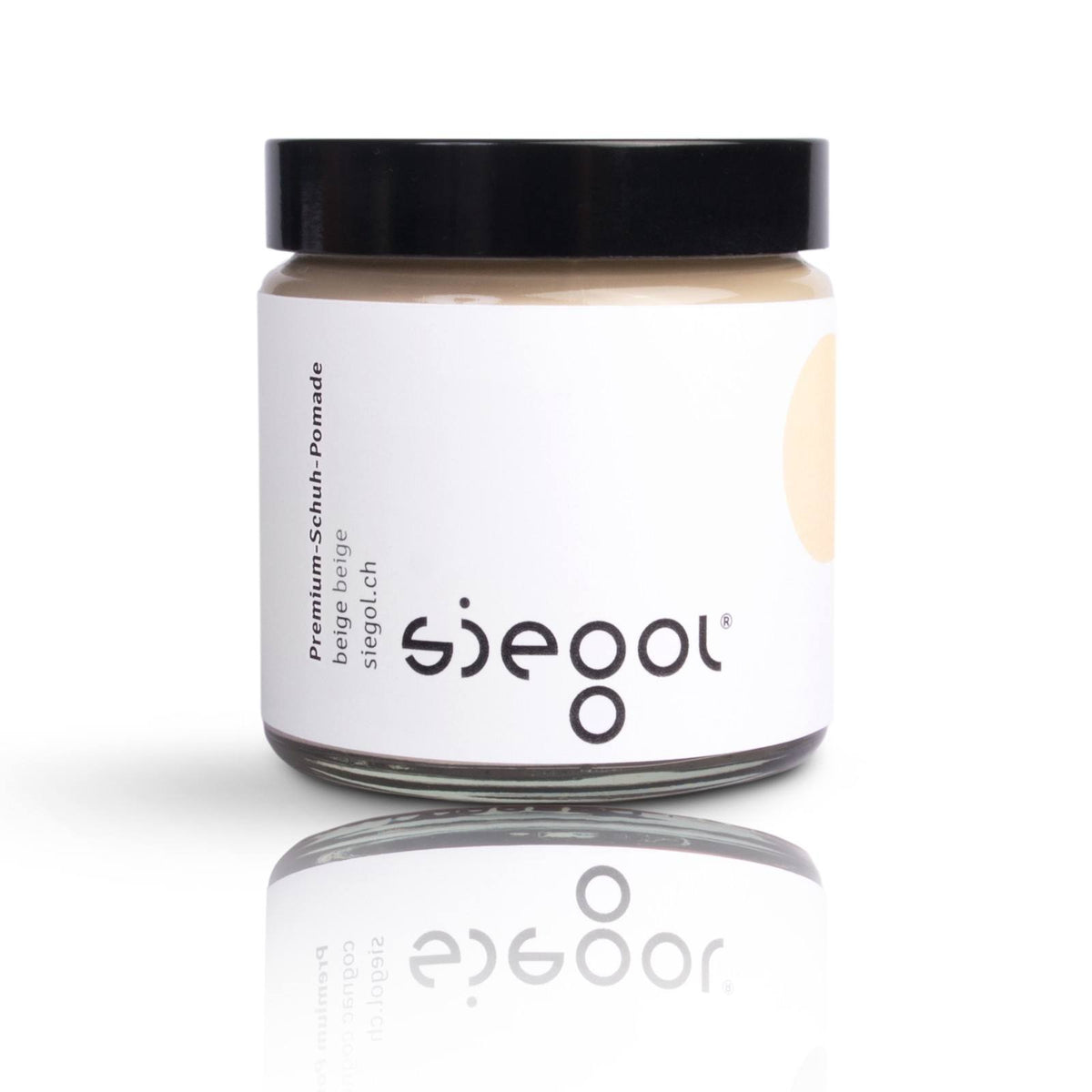 Siegol - Schuhpflege aus Schweizer Manufaktur / Siegol Premium-Schuh-Pomade / 100ml Glastopf