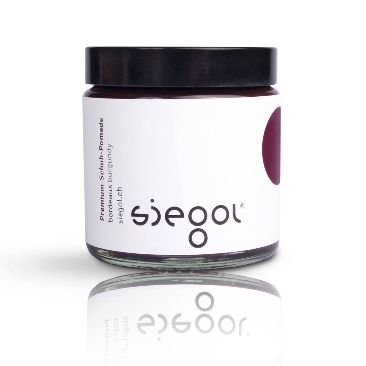 Siegol - Schuhpflege aus Schweizer Manufaktur / Siegol Premium-Schuh-Pomade / 100ml Glastopf