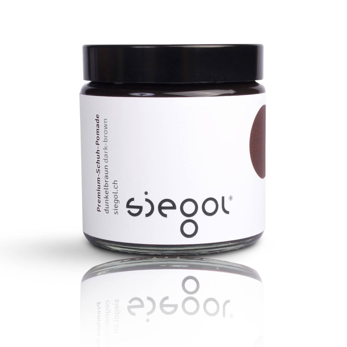 Siegol - Schuhpflege aus Schweizer Manufaktur / Siegol Premium-Schuh-Pomade / 100ml Glastopf