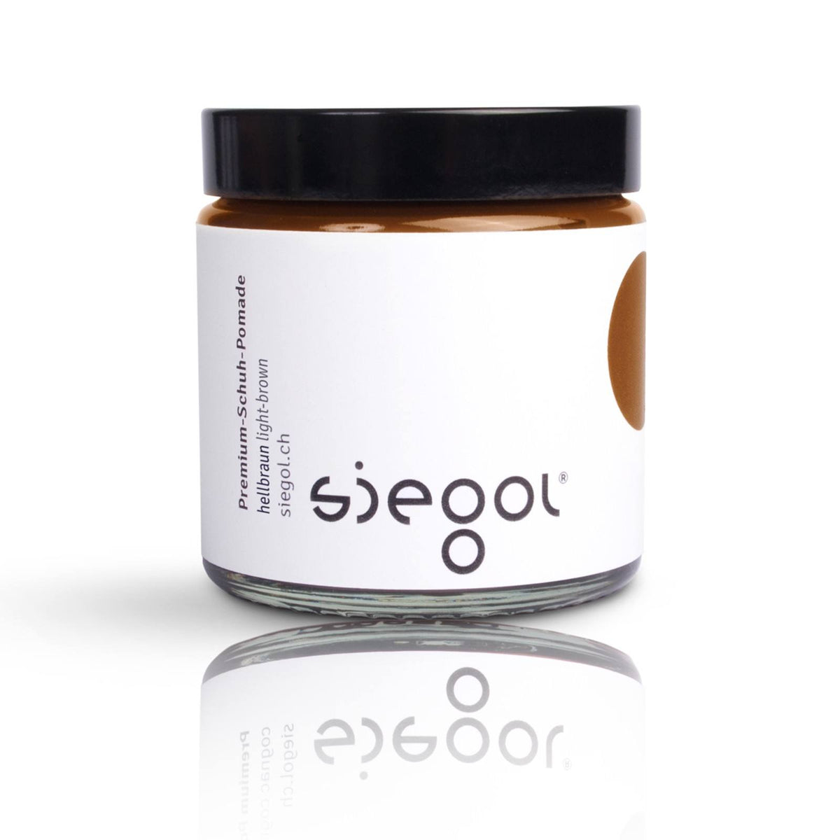 Siegol - Schuhpflege aus Schweizer Manufaktur / Siegol Premium-Schuh-Pomade / 100ml Glastopf