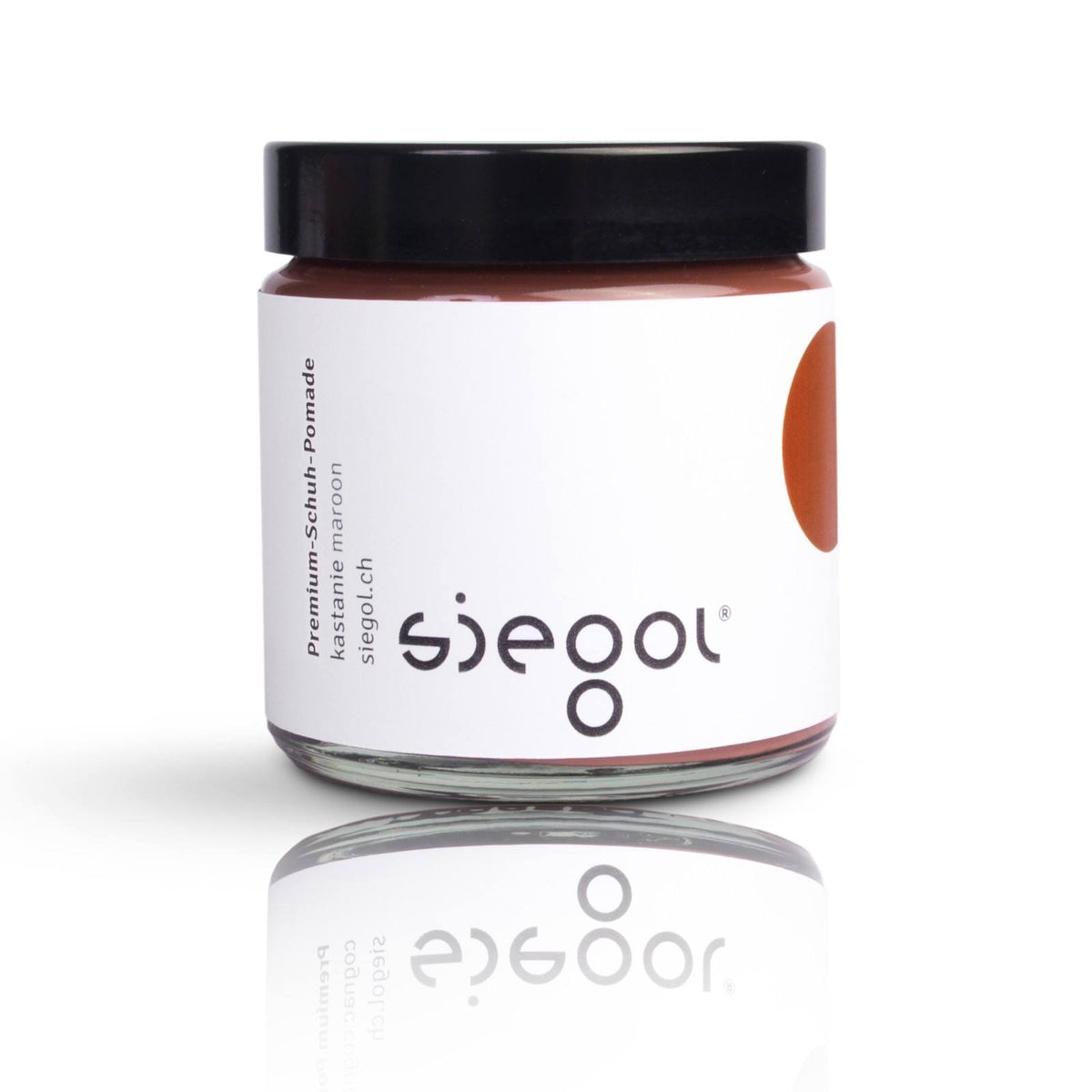 Siegol - Schuhpflege aus Schweizer Manufaktur / Siegol Premium-Schuh-Pomade / 100ml Glastopf