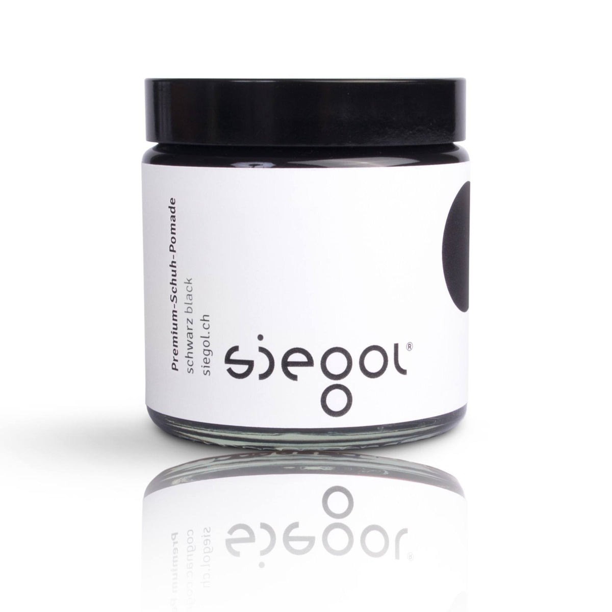 Siegol - Schuhpflege aus Schweizer Manufaktur / Siegol Premium-Schuh-Pomade / 100ml Glastopf