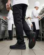 Orthofeet® | Yari | Schwarz-Schwarz | Hands-Free Schuhe mit Fersendämpfung | Herren Schnürer