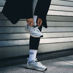 tenhaag | easyhaag by Karo Kauer | Metallic Silver/White-Black | 0025-089 | Damen Hands-Free Sneaker