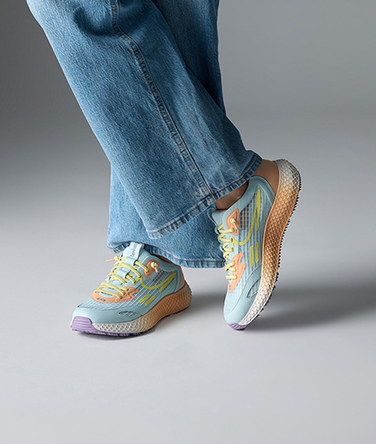 tenhaag | easyhaag | Sky-Peach-Butter | 0025-079 | Damen Hands-Free Sneaker