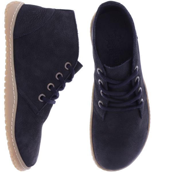 Grand Step Shoes | Pat Barefoot | Black-Schwarz | Nappaleder mit Wollfutter | Damen Barfußschuhe