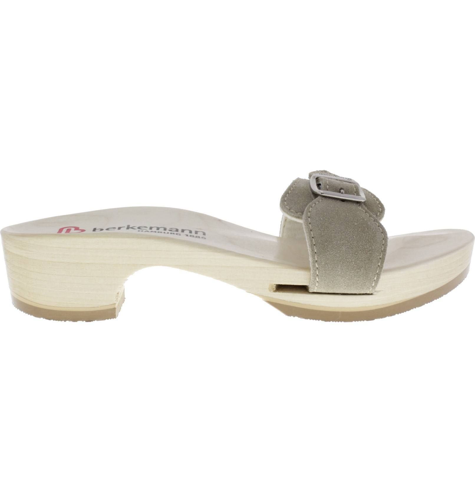 Berkemann / Hamburg-Sandale / B102 / Desert Velours / Sohle: Natur / Art: 00102-729 / Unisex