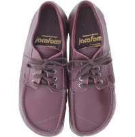 Jacoform / Modell: 350 / Burgund Glattleder / Unisex Schnürer