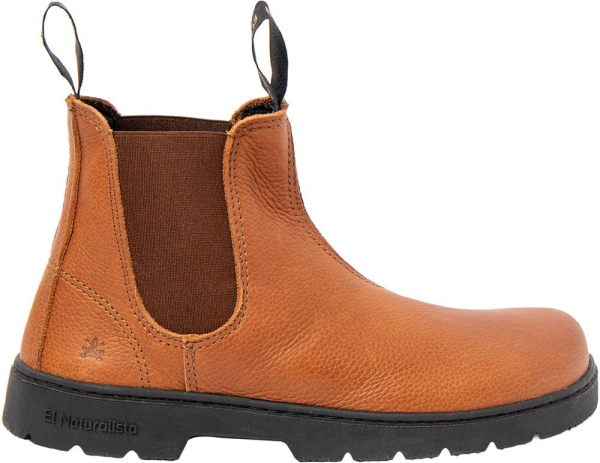 El Naturalista | Nomada | N5262A | Cuero-Braun Kalbsleder | Barfuß-Chelsea-Boots