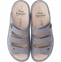 Finn Comfort / Menorca-Soft / Stone / Wechselfußbett / Art: 82564-477150 / Damen Pantolette