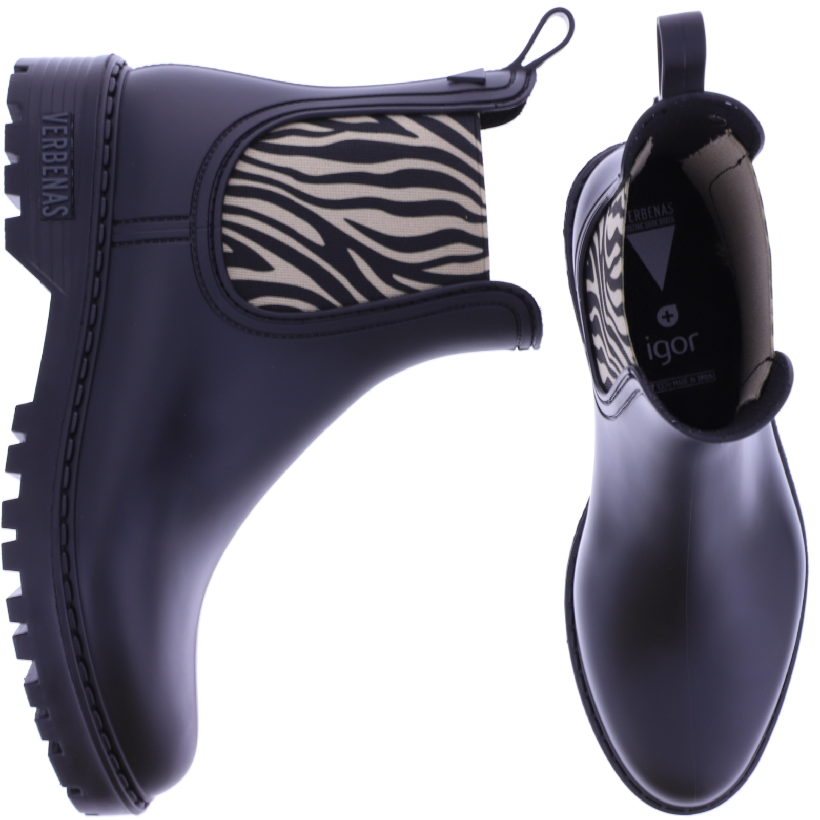 Verbenas Gaudí Mate Animal Negro-Tigre Gummistiefel