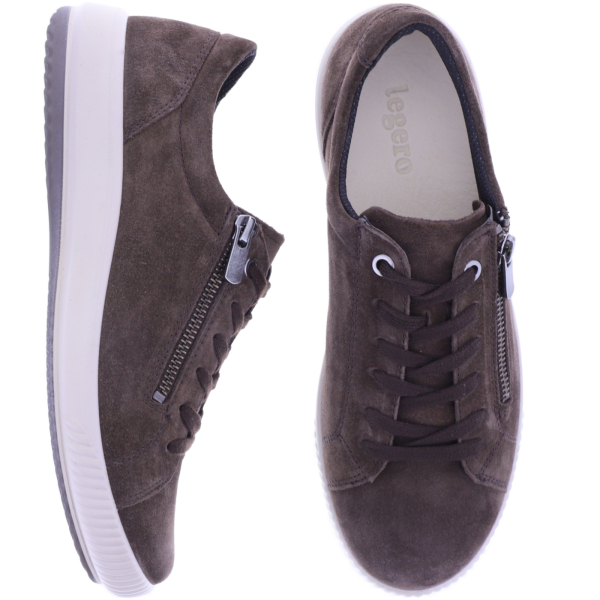 Legero | Tanaro 5.0 | Corvink-Braun | Weite: G | Veloursleder | Damen Schnürer