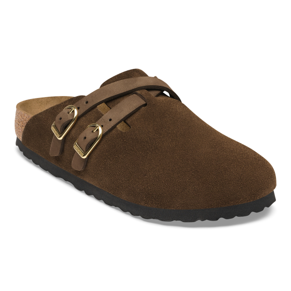 Birkenstock | Blair | Brown-Espresso Veloursleder | Weite: Schmal | 1032983 | Damen Clogs