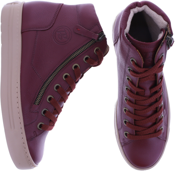 Paul Green | 4024-318 | Wine-Dunkelrot | Weiches Kalbsleder | Damen Booties