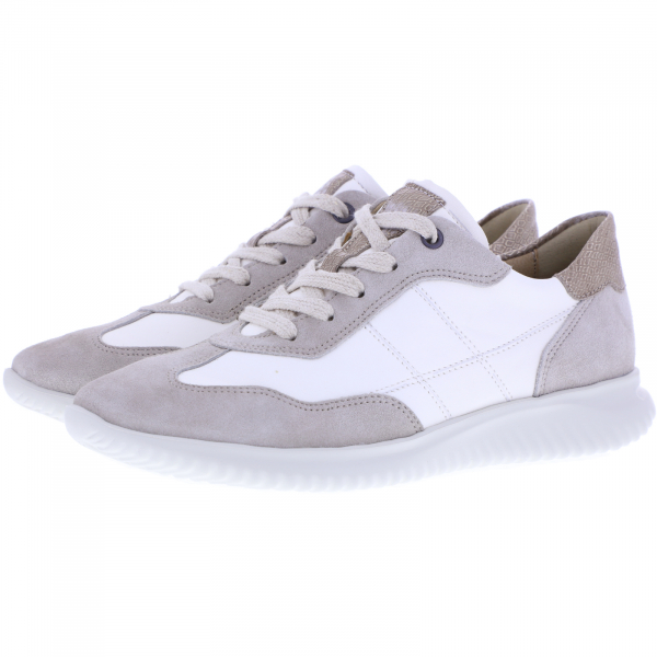 Hartjes / Modell: Breeze / Sahne-Weiß Leder / Weite: G / 1621143-0502 / Damen Sneakers