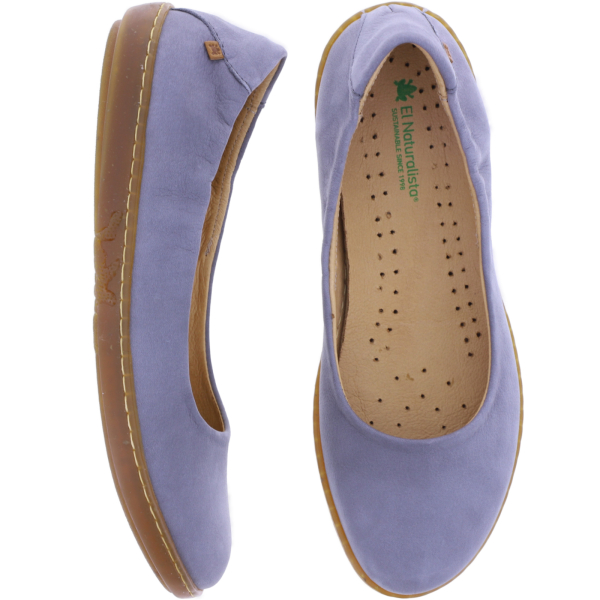 El Naturalista | Coral | N5300 | Denim-Hellblau | Kalbsleder | Damen Ballerinas