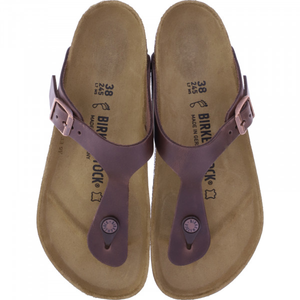 Birkenstock / Modell: Gizeh / Habana Fettleder / Weite: Normal / Art: 743831 / Unisex Zehensteg