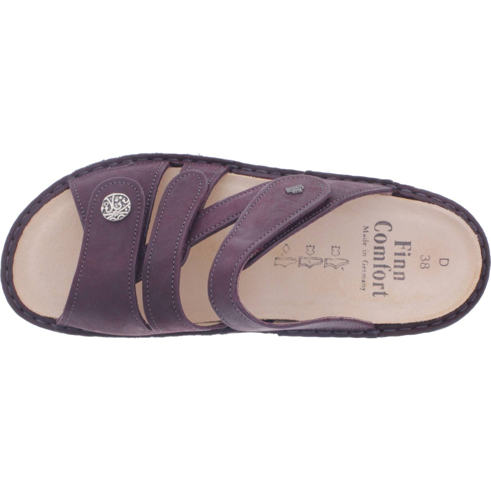 FINN COMFORT Ventura Soft Damen Pantoletten prugna/Alaska FINN COMFORT Ventura Soft Damen Pantoletten prugna/Alaska