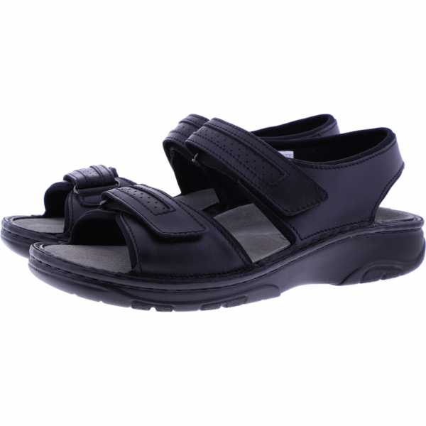 Berkemann / Modell: Fabian / Schwarz Kalbsleder / Leisten: Basel / Art: 05802-901 / Herren Sandalen