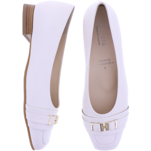 Hassia | Napoli | Creme Lammleder | Wechselfußbett | 7-300820-1200 | Damen Ballerinas