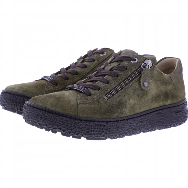 Hartjes / Modell: Phil / Oliv Velours / Weite: H / 1621401-9191 / Damen Sneakers
