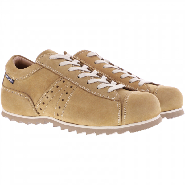 Snipe Rippel Sport | Roccia-Braun Nubukleder | Unisex Schnürschuhe